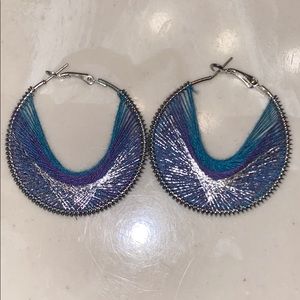 Silver earrings